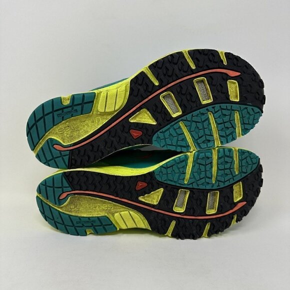 Saloman Sense‎ Mantra 3 Trail Running Shoes Size 7 Green Yellow Hiking - Picture 9 of 15